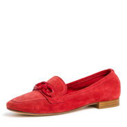 Lederslipper - rot, RED, hi-res
