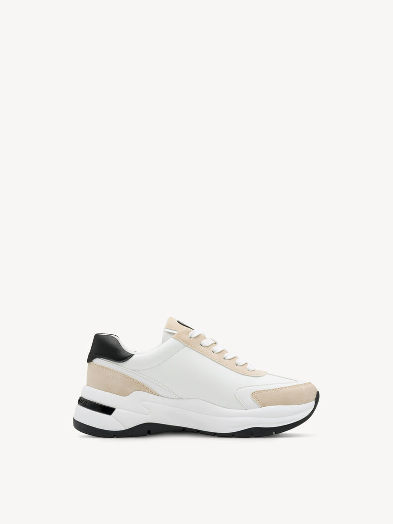 Sneaker - white, WHITE/BLACK, hi-res