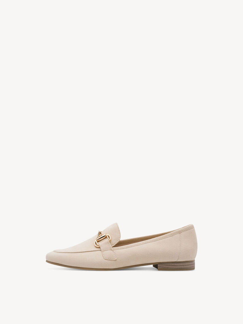 Lederslipper - beige, DUNE, hi-res