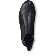 Leather Bootie - black, BLACK ANTIC, hi-res