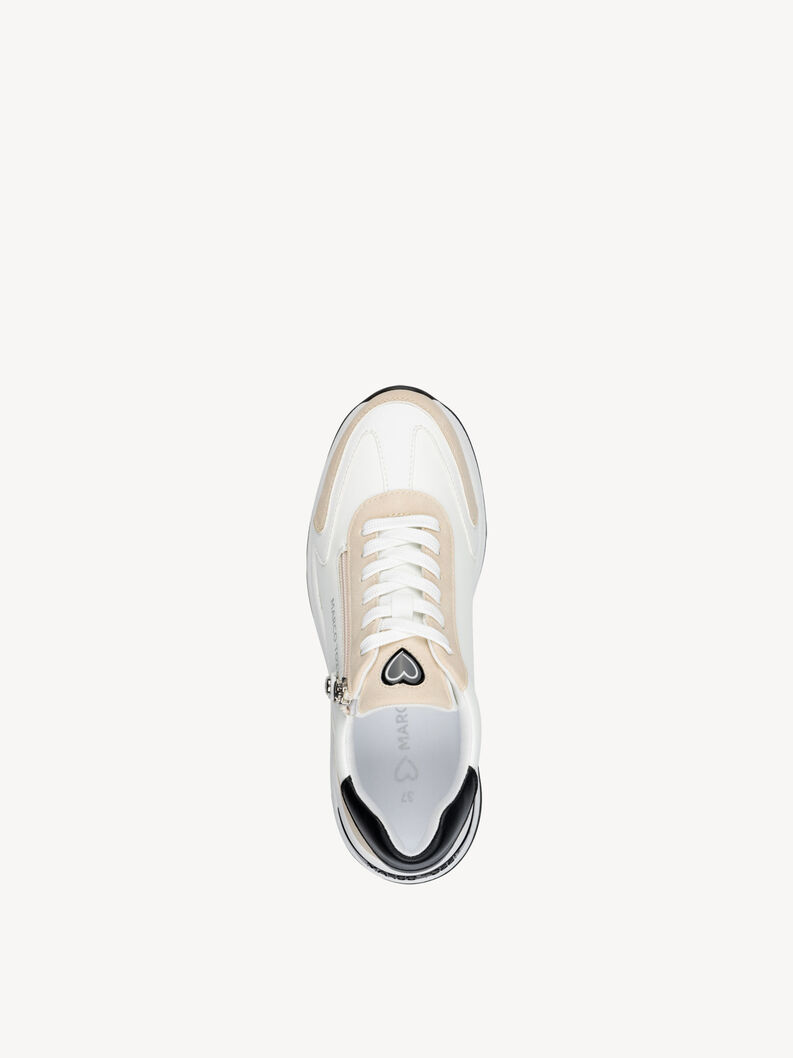 Sneaker - white, WHITE/BLACK, hi-res