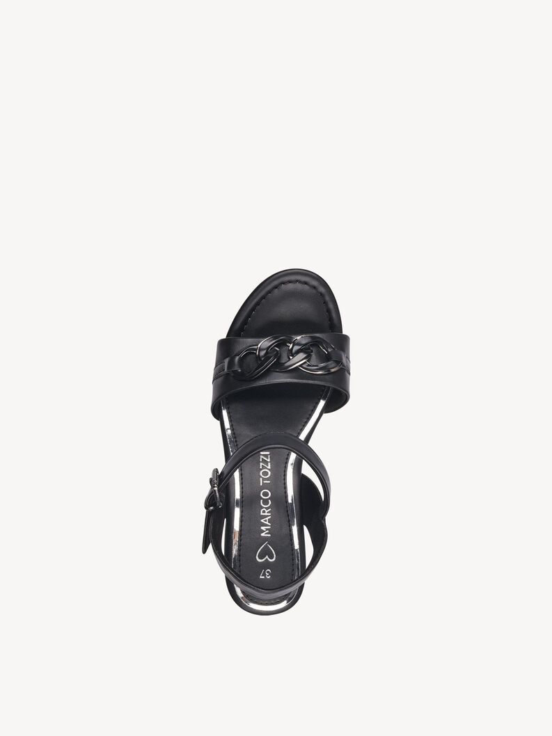 Sandal - black, BLACK, hi-res