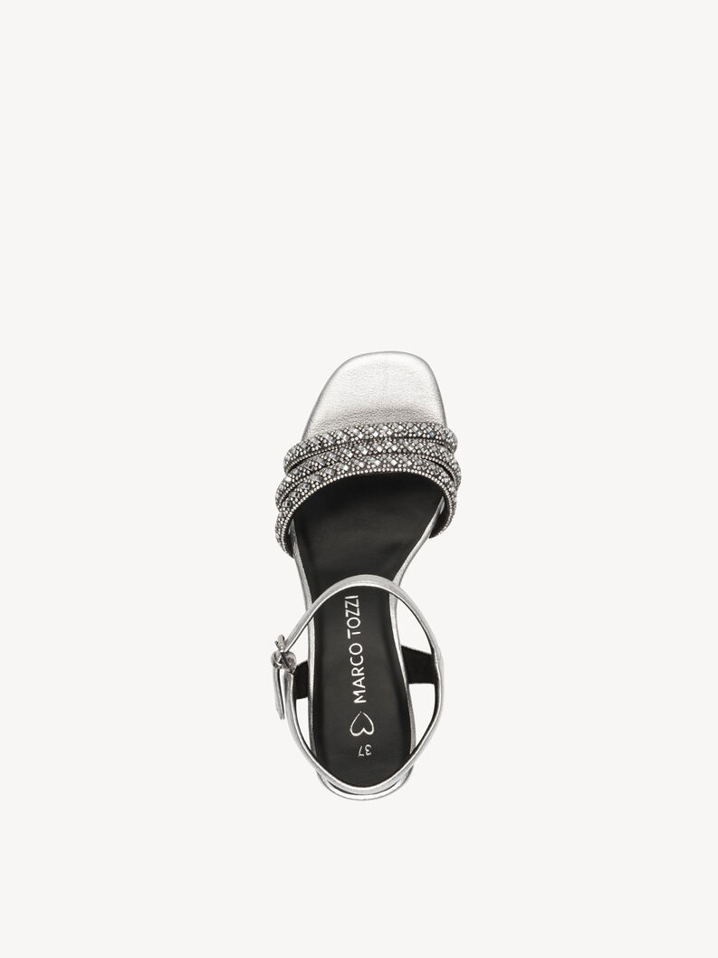 Sandal - silver, SILVER, hi-res