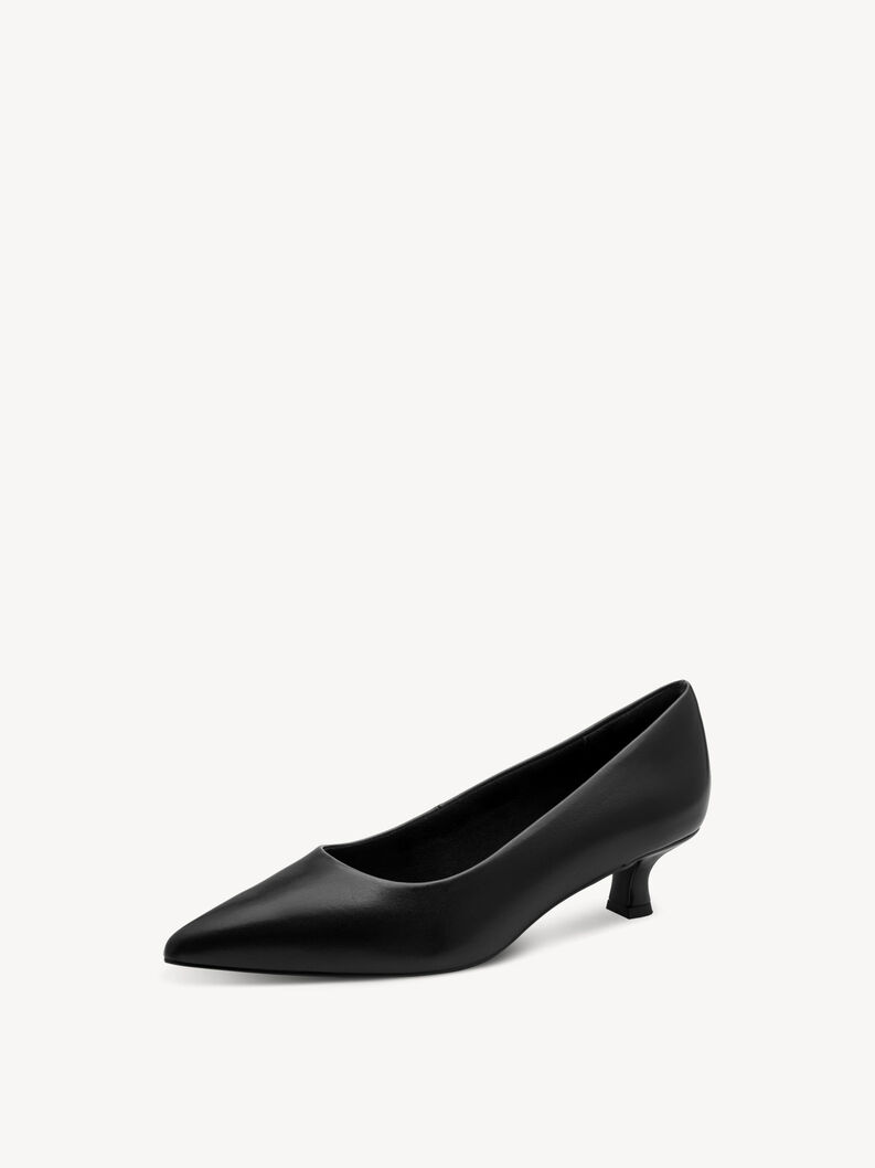 Lederpumps - schwarz, BLACK NAPPA, hi-res