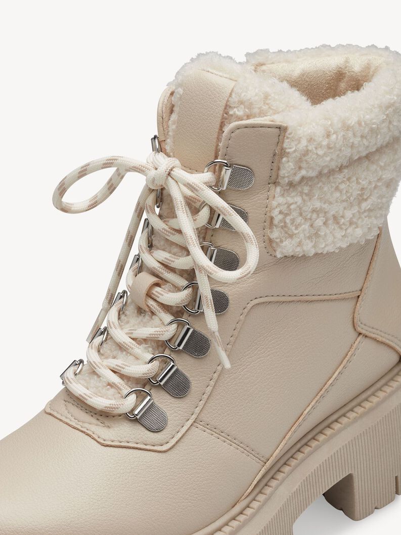 Stiefelette - beige Warmfutter, CREAM, hi-res