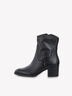 Lederstiefelette - schwarz, BLACK, hi-res