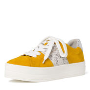 Ledersneaker - gelb, SAFFRON COMB, hi-res