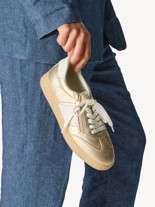 Sneaker - metallic, LT.GOLD, hi-res