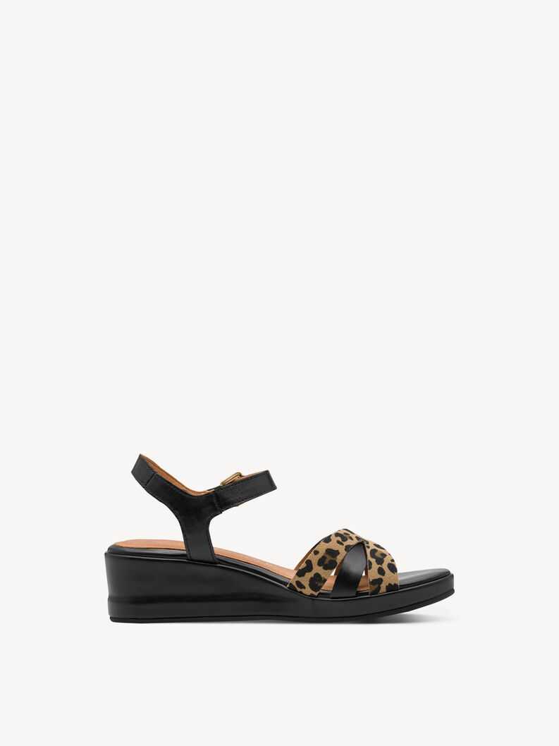 Sandalette - schwarz, BLACK COMB, hi-res