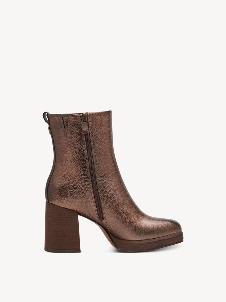 Stiefelette - metallic, BRONCE, hi-res
