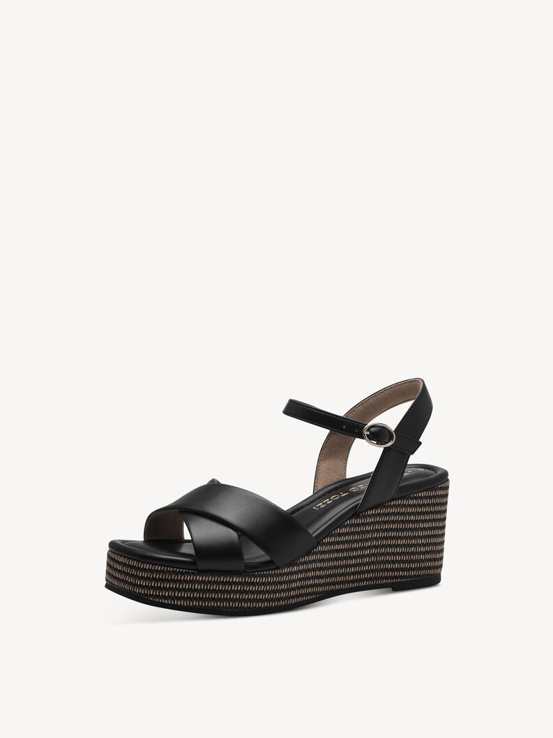 Sandal - black, BLACK, hi-res