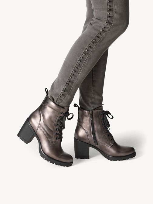 Stiefelette - metallic, PEWTER, hi-res