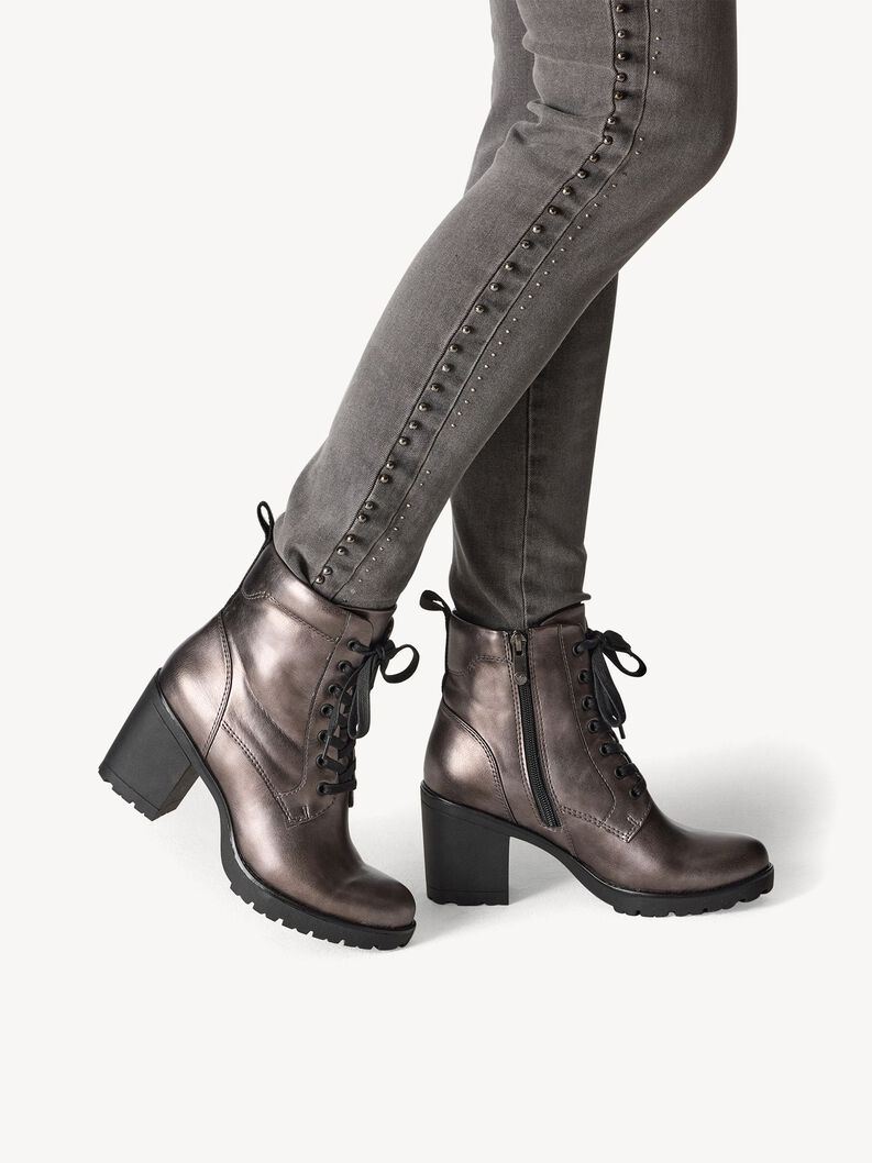 Stiefelette - metallic, PEWTER, hi-res