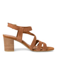 Heeled sandal - brown, COGNAC, hi-res