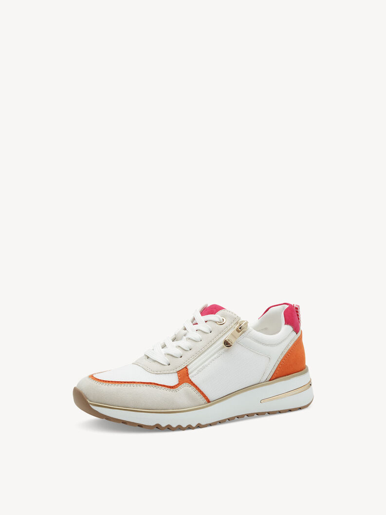 Sportowe - biały, WHITE/PINK, hi-res