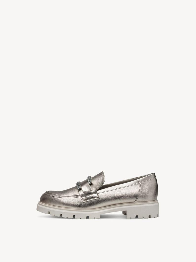 Slipper - metallic, PLATINUM, hi-res