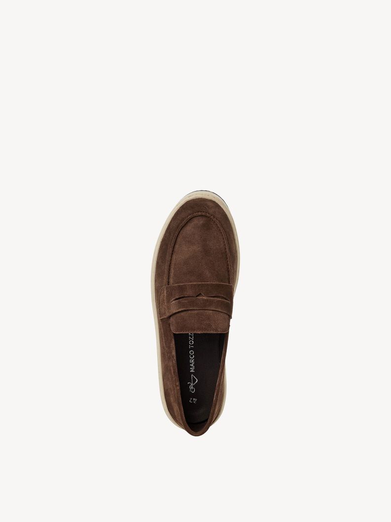 Lederslipper - braun, CAFE, hi-res