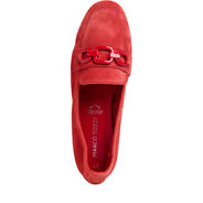 Lederslipper - rot, RED, hi-res