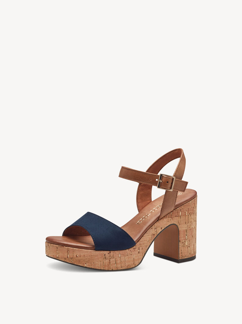 Sandal - blue, NAVY COMB, hi-res