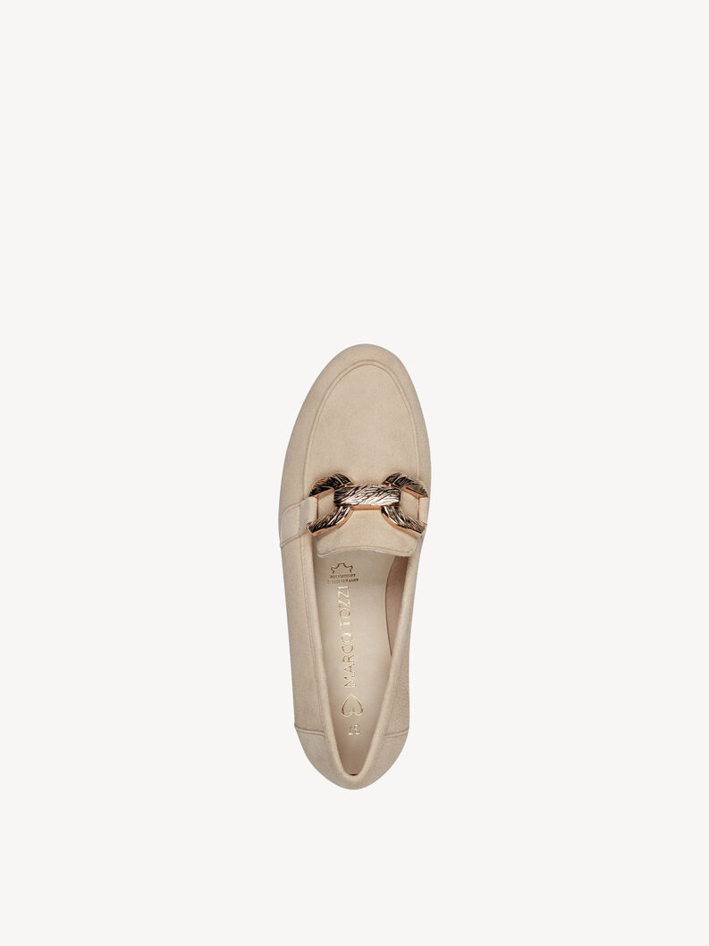 Leather Slipper - beige, DUNE, hi-res