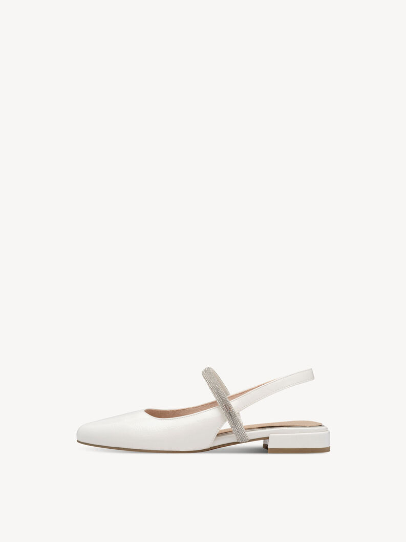 Slingpumps - beige, IVORY PATENT, hi-res