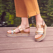 Sandal - rose, ROSE MET. COMB, hi-res