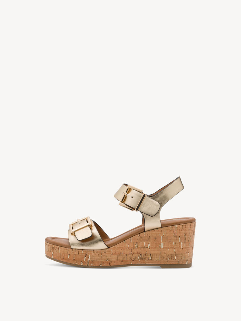 Sandale - metallic, GOLD, hi-res