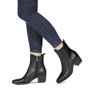 Leather Chelsea boot - black, BLACK ANTIC, hi-res
