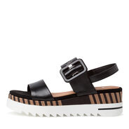 Sandalette - schwarz, BLACK ANTIC, hi-res