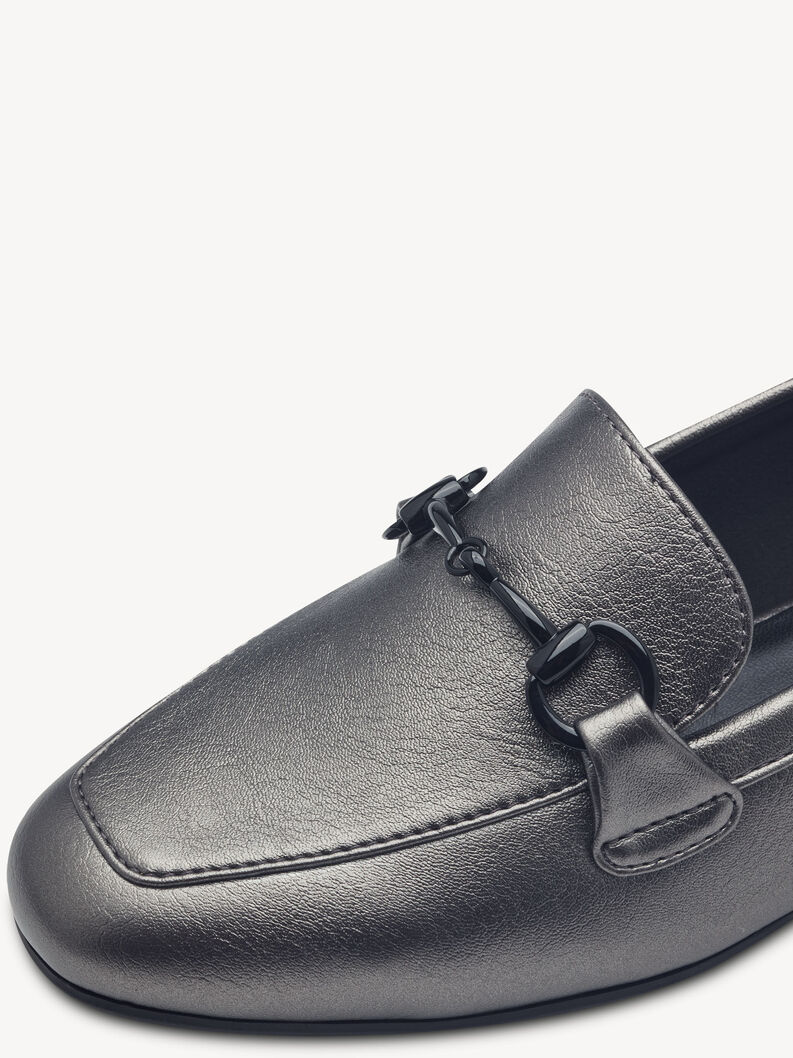 Slipper - metallic, PEWTER, hi-res