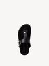 Lederpantolette - schwarz, BLACK, hi-res