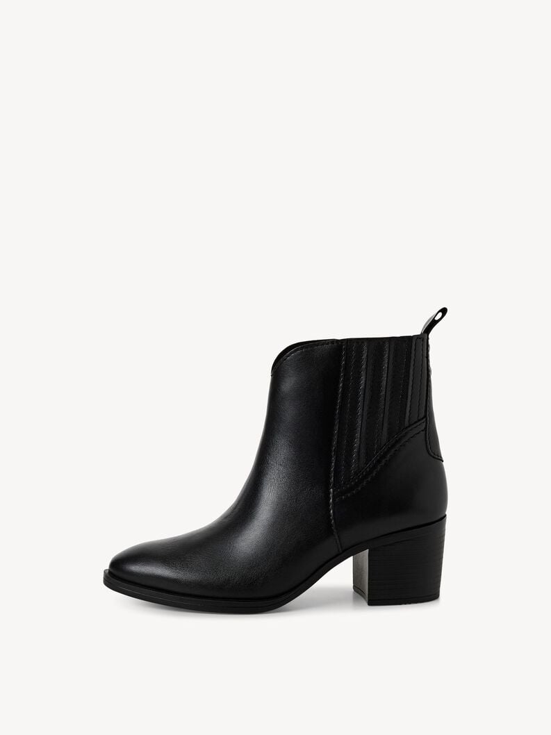 Kožené Kotníčková obuv - černá, BLACK, hi-res