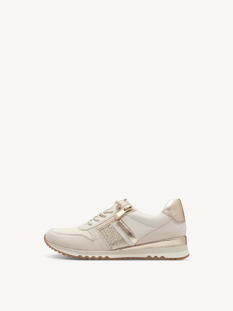 Sneaker - beige, CREAM/GOLD, hi-res