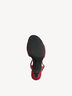 Ledersandalette - rot, RED, hi-res
