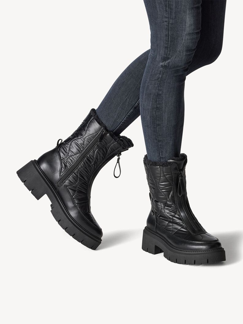 Stiefelette - schwarz Warmfutter, BLACK COMB, hi-res