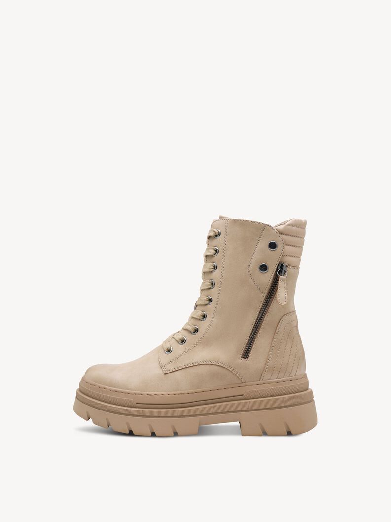 Stiefelette - beige Warmfutter, TAUPE, hi-res