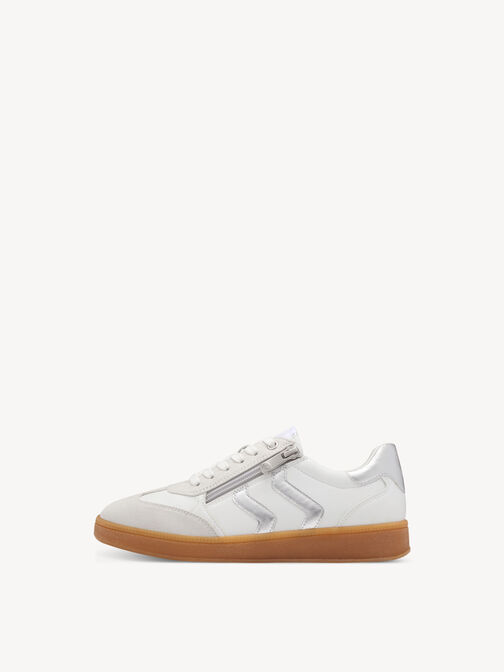 Sneaker, WHITE/SILVER, hi-res