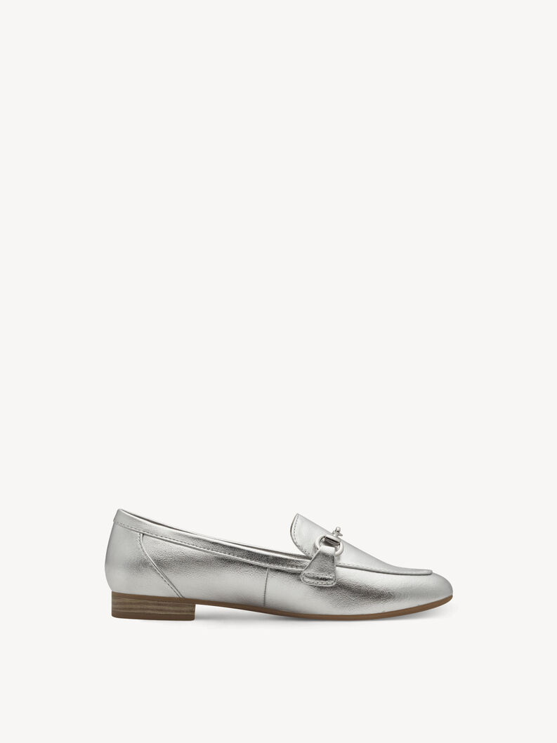 Slipper - metallic, SILVER, hi-res