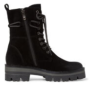 Leather Bootie - black, BLACK, hi-res