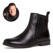 Leder Chelsea Boot - schwarz, BLACK ANTIC, hi-res