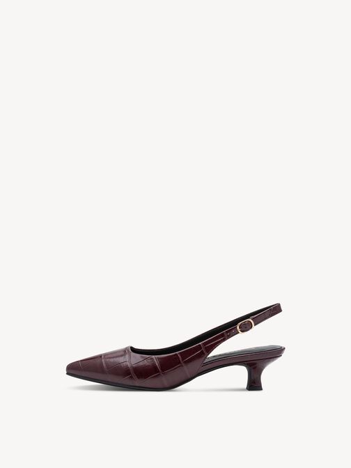 Pumps, BORDEAUX CROCO, hi-res