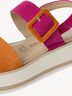 Ledersandale - pink, PINK COMB, hi-res