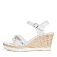 Ledersandalette - weiß, WHITE COMB, hi-res