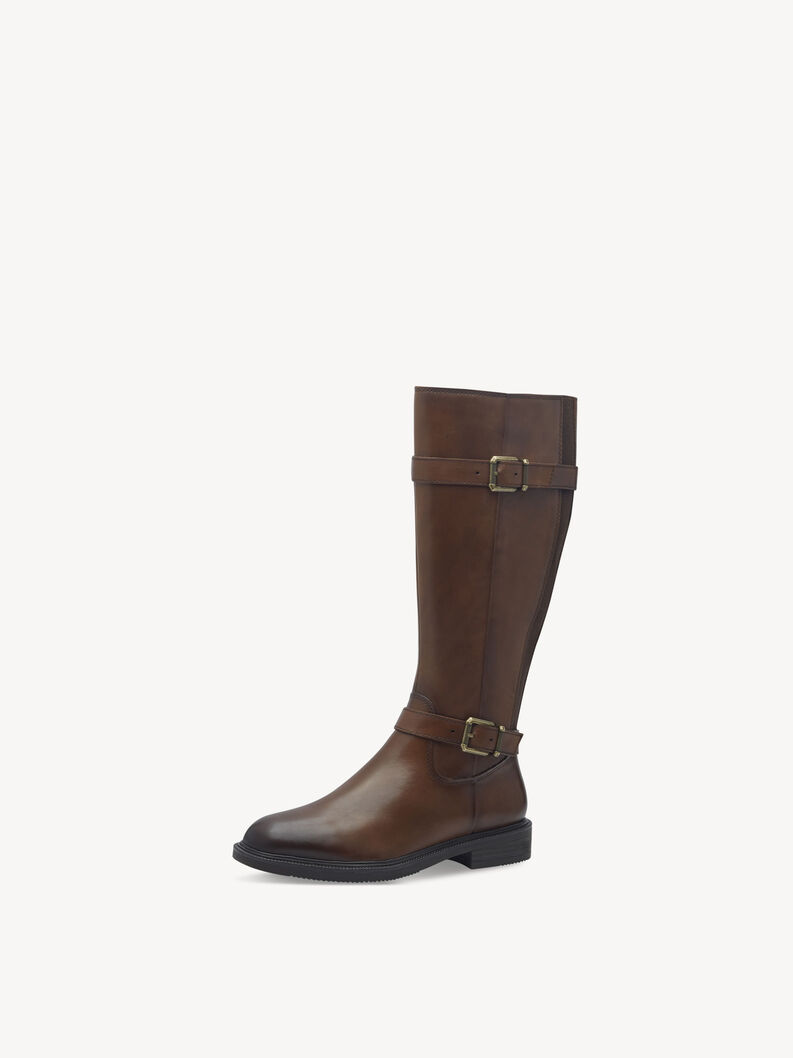 Kozačky - hněd&aacute;, COGNAC COMB, hi-res