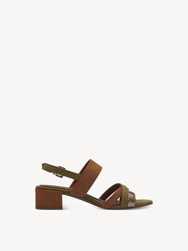 Sandalette - khaki, FERN GREEN COM, hi-res