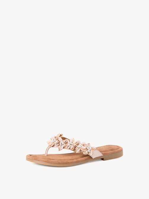 Leather Toe separators - rose, POWDER COMB, hi-res