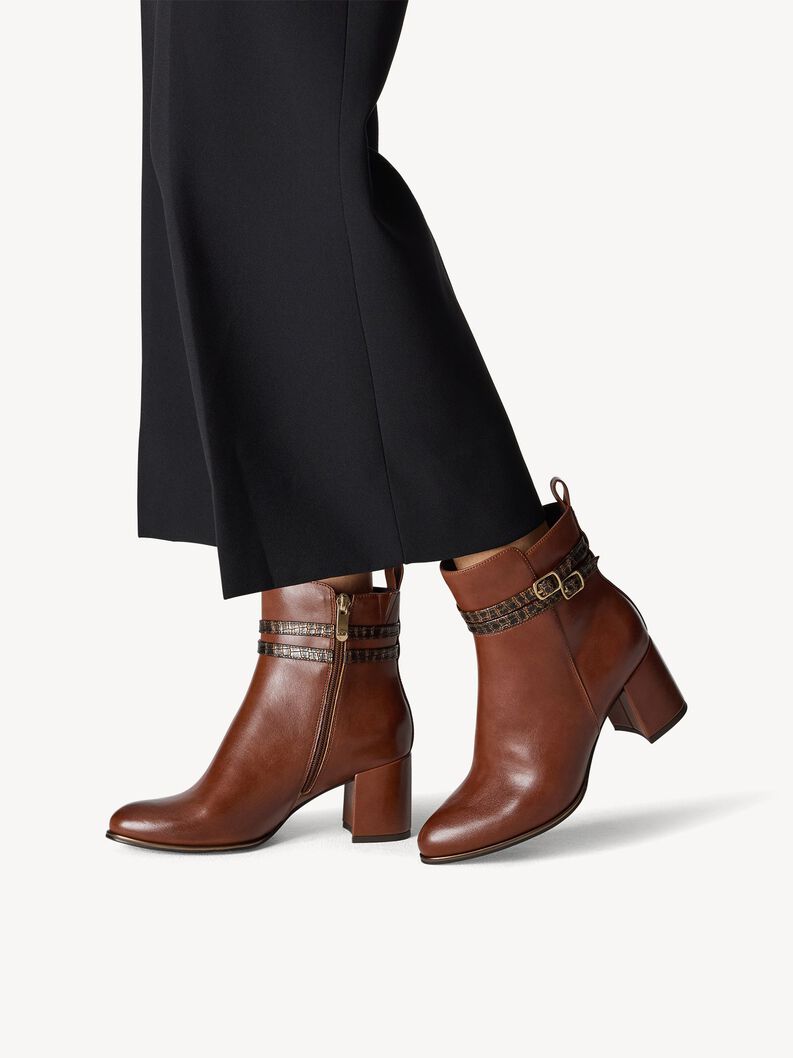 Stiefelette - braun, COGNAC COMB, hi-res