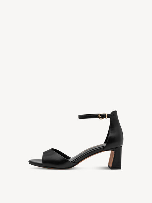 Heeled sandal, BLACK, hi-res