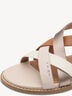 Ledersandale - beige, CREAM COMB, hi-res