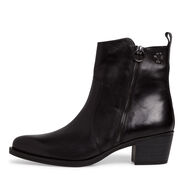 Lederstiefelette - schwarz, BLACK ANTIC, hi-res